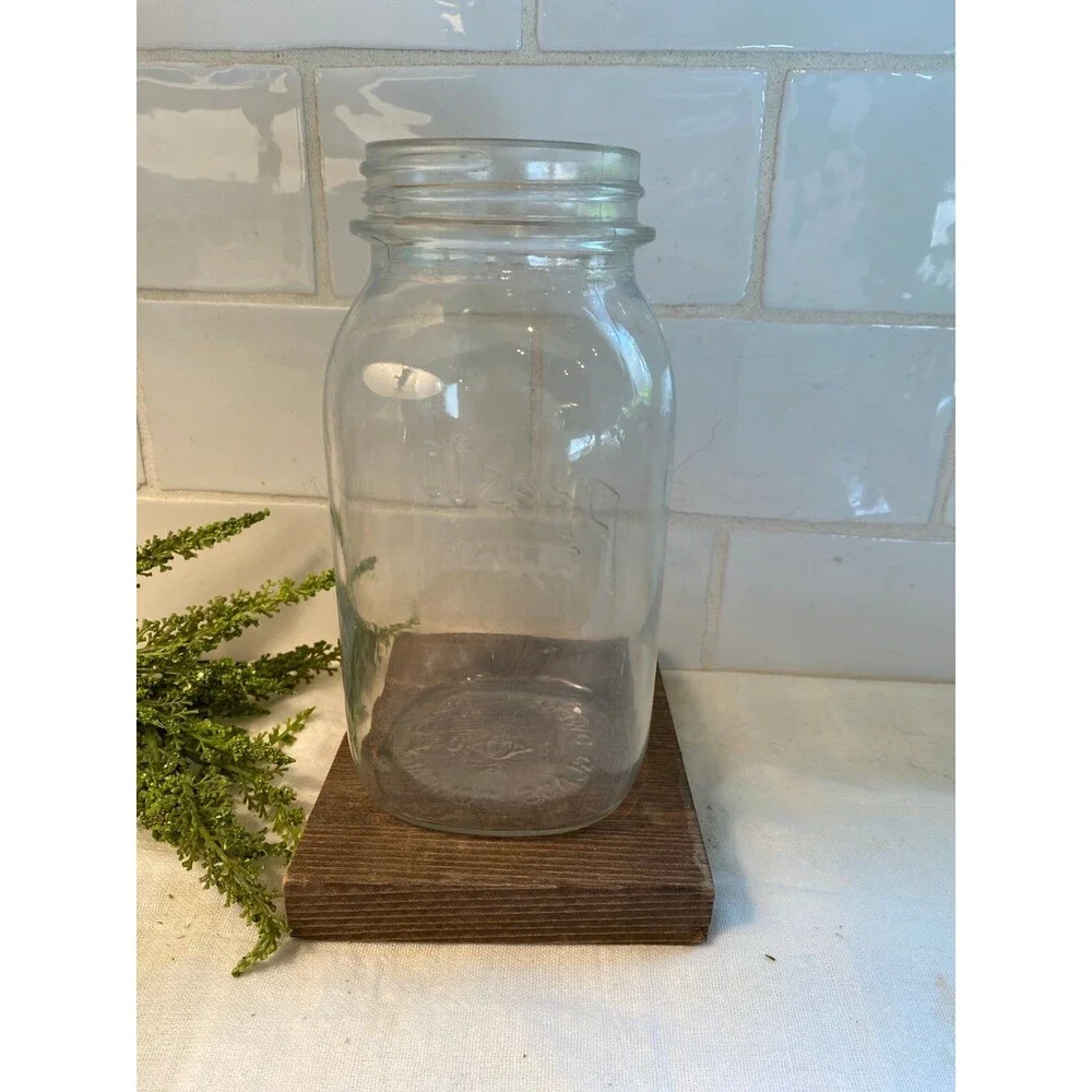 Presto Supreme‎ Glass Mason canning Jar circa 1930-1940